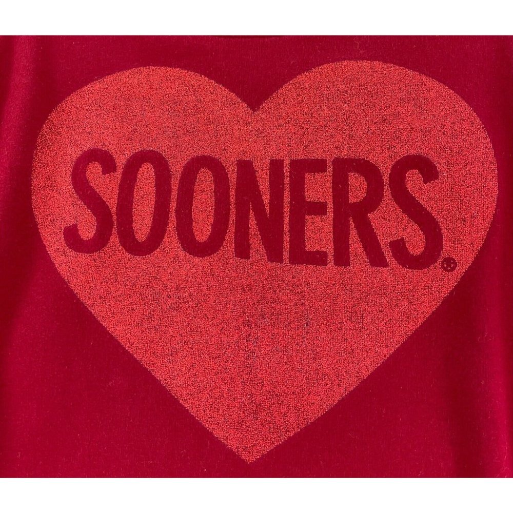 OU Sooners Red Mini Sweatshirt Dress - Picture 4 of 6